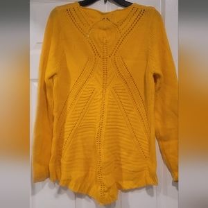 Yellow XL women sweater